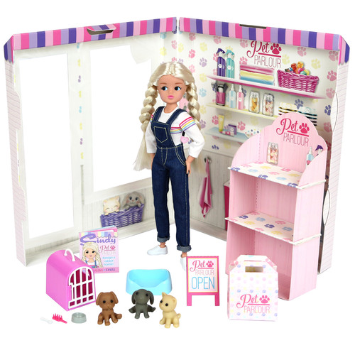Sindy pet parlour - doll, playset