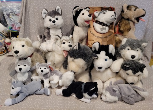 Peluche cane slitta cucciolo