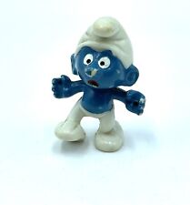 1983# Kinder PUFFO CON I TRAMPOLI  SMURFS collezione Puffi olimpici RARA#[JT]