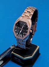 chronotech watch gold rosè diamond full s.steel