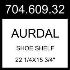 Scarpiera IKEA AURDAL bianca