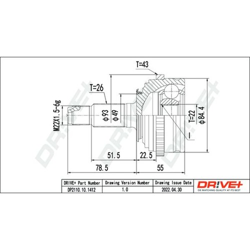 Kit giunto albero - kit,