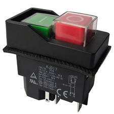 2X(Interruttori Elettromagnetici Interruttori a Pulsante per Attrezzi da Gi3453