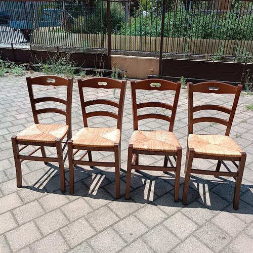 Set 4 sedie impagliate - 💥,