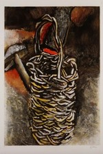 RENATO GUTTUSO - CESTO CON