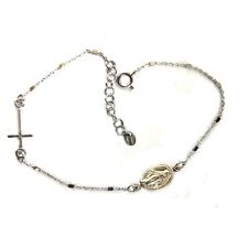 BRACCIALE ROSARIO, IN ARGENTO 925 - RODIATO