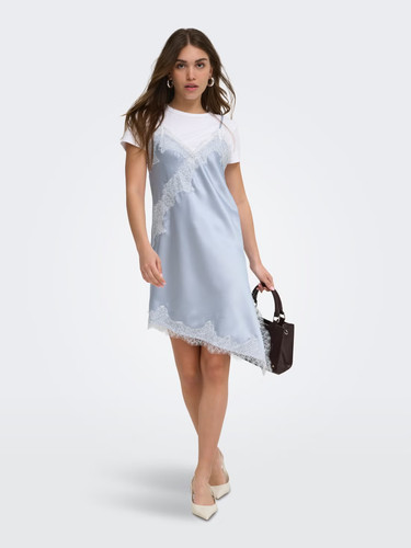 Vestito donna azzurro - vestito, 2