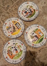 Piatti Da Parete Naif Quattro