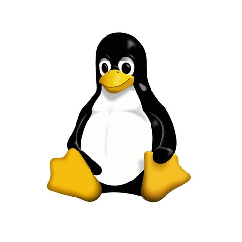 Adesivo retrò logo pinguino - logo,