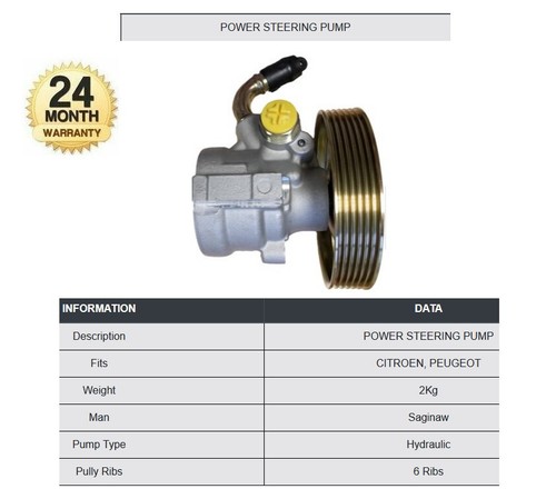 Brand new power steering pump - brand,