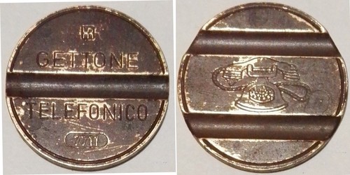 Gettone telefonico ipm 7711 - gettone,