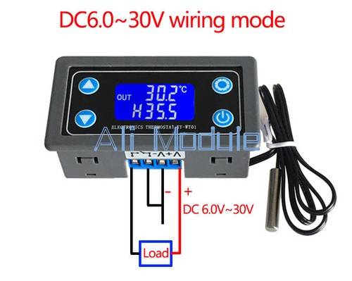Termostato 30v 10a - 6-30v,