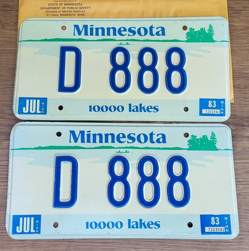 Coppia targhette minnesota - coppia,