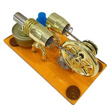 Modello Generatore Motore Stirling in Lega - Giocattolo Esperimento Scienza Fisica Vapore