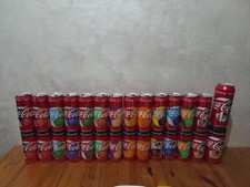 Serie 28 Lattine Coca Cola UEFA Euro 2020 vuote da collezione