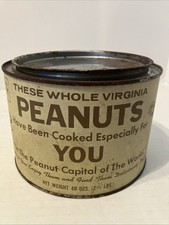 VINTAGE INTERE ARACHIDI LATTA