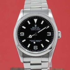 Orologio Rolex Explorer ref. 14270 Movimento Automatico Acciaio Quadrante Nero Cassa 36mm