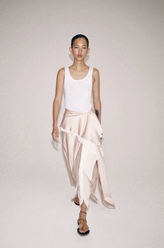 Gonna zara collezione - gonna, raso