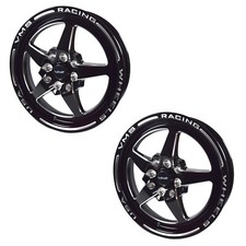 2X VMS Black Star 15X3.5" Cerchi Sottile Da Drag Racing 4X108 4X114.3 -13ET