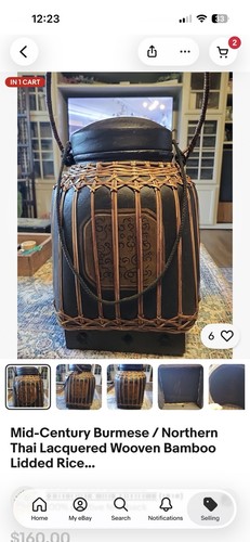 Cesto riso bambù - di,