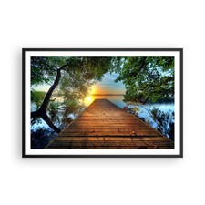 Poster 91x61cm ponte lago