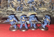 Warhammer 40k Space Marines Ultra Marines Primaris Intercessors Pro Painted 