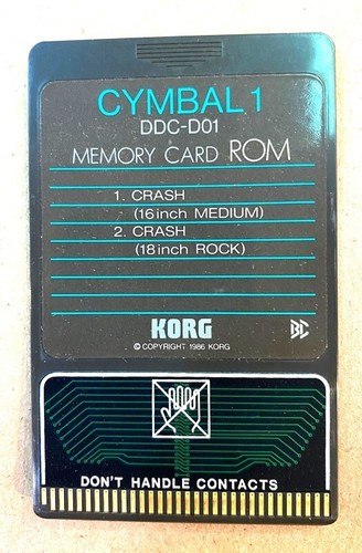 Korg ddc d01 piatto scheda - korg,