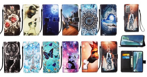 Pattern leahter flip wallet - pattern,