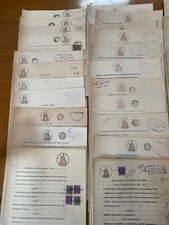 Fogli Carta Bollata-lotto di 180 pezzi epoca ventennio fascista.