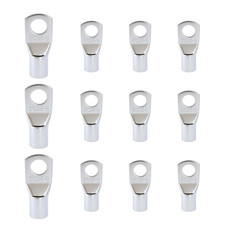 12 PCS Capicorda Occhiello 35Mm² M8, Terminali Non Isolati in Rame, Connettori p