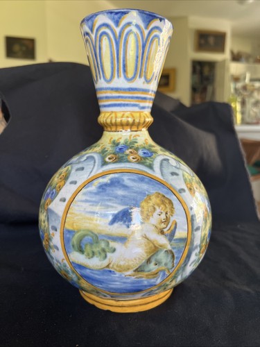 Vaso maiolica italiana - , vintage