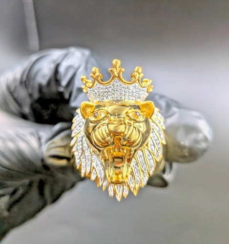 Anello uomo moissanite taglio - anello,