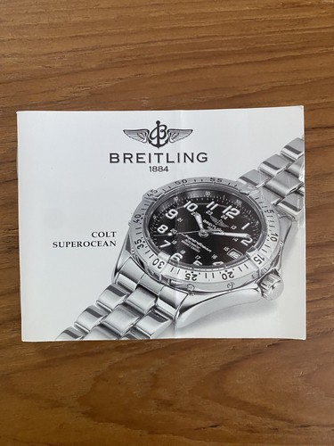 Breitling libretto istruzioni - breitling,