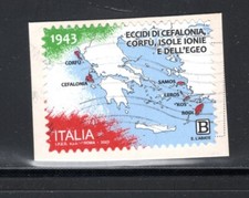 REPUBBLICA 2023 USATI PERFETTI.. 1943 ECCIDI CEFALONIA E ISOLE IONIE E DELL'EGEO