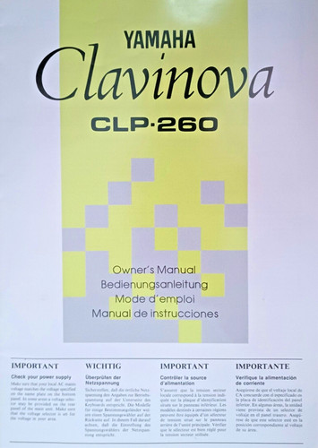 Manuale uso originale yamaha - manuale,