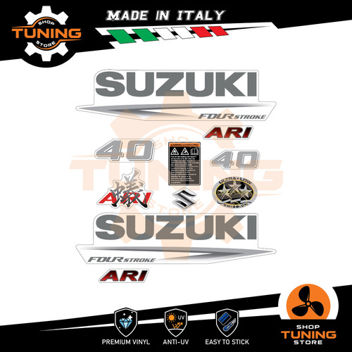 Kit adesivi motore marino - adesivi,