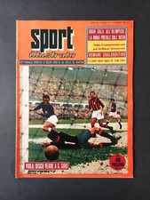 rivista Sport illustrato anno 1955 numero 49 VIOLA DISCO VERDE A S. SIRO