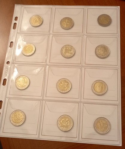 Lotto monete 2 euro - n.12,