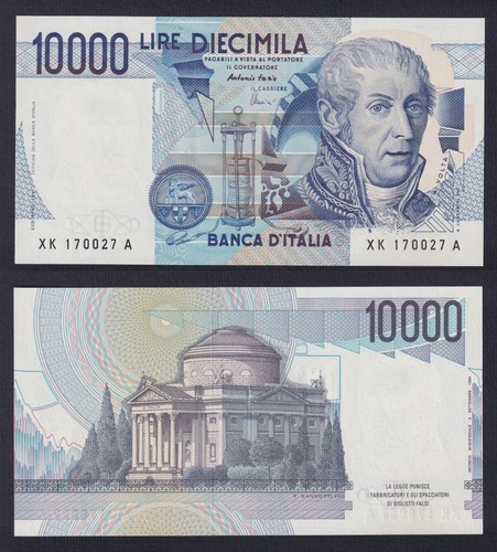 Italia 10000 lire volta - 10000, 1984