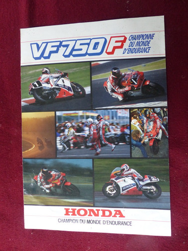 Prospectus moto honda 750 f - prospectus,