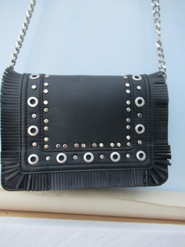 Borsa tracolla nera con - borsa,