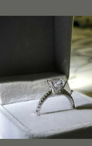 2ct moissanite rotonda - 2ct,