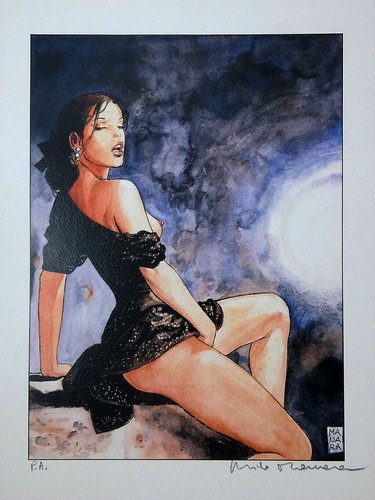 Manara stampa firmata gioco - stampa,