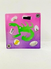 RENZO NUCARA SCULTURA SCORPIONE ROSA RESINE PLEXGLASS CRACKING ARTIST