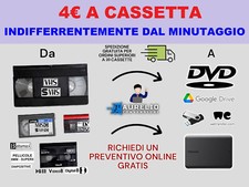 *CONVERSIONE RIVERSAMENTO VHS