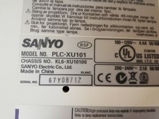 Sanyo plc xu101 4000 ansi - sanyo,