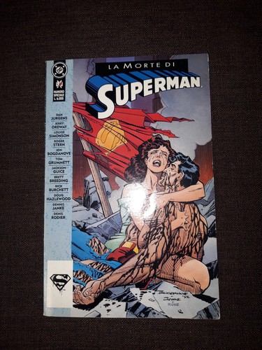 Fumetto morte superman - la, di