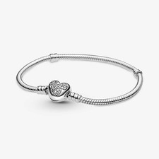 Pandora moments heart - moments, clasp