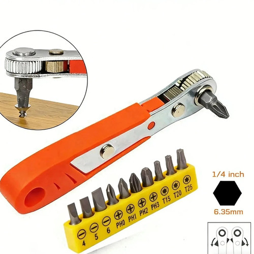 Mini chiave cricchetto 4 - a, 1/4"
