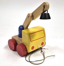 Camion Gru In Legno Da Tiro